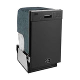 FORNO - Polo 18" Dishwasher Black | FDWBI8041-18BLK FORNO - Polo 18" Dishwasher Black | FDWBI8041-18BLK