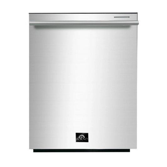 FORNO - 24 in. in Stainless Steel Pro-Style Built-In Dishwasher with Tall Tub - FDWBI8067-24S