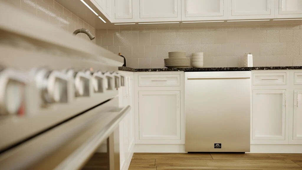 FORNO - 24 in. in Stainless Steel Pro-Style Built-In Dishwasher with Tall Tub - FDWBI8067-24S FORNO - 24 in. in Stainless Steel Pro-Style Built-In Dishwasher with Tall Tub - FDWBI8067-24S