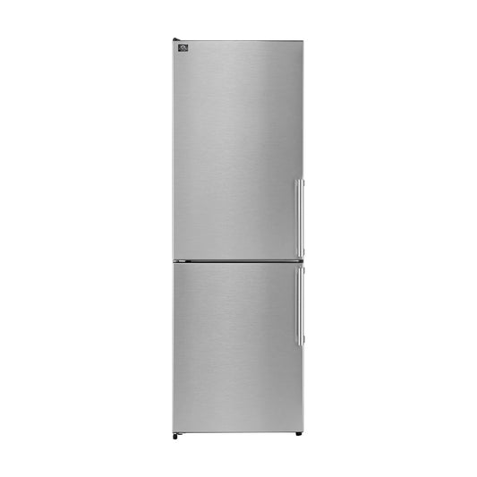 Forno - 23.4 Left Side Bottom mount refrigerator all white internal, SS - FFFFD1778-24LS