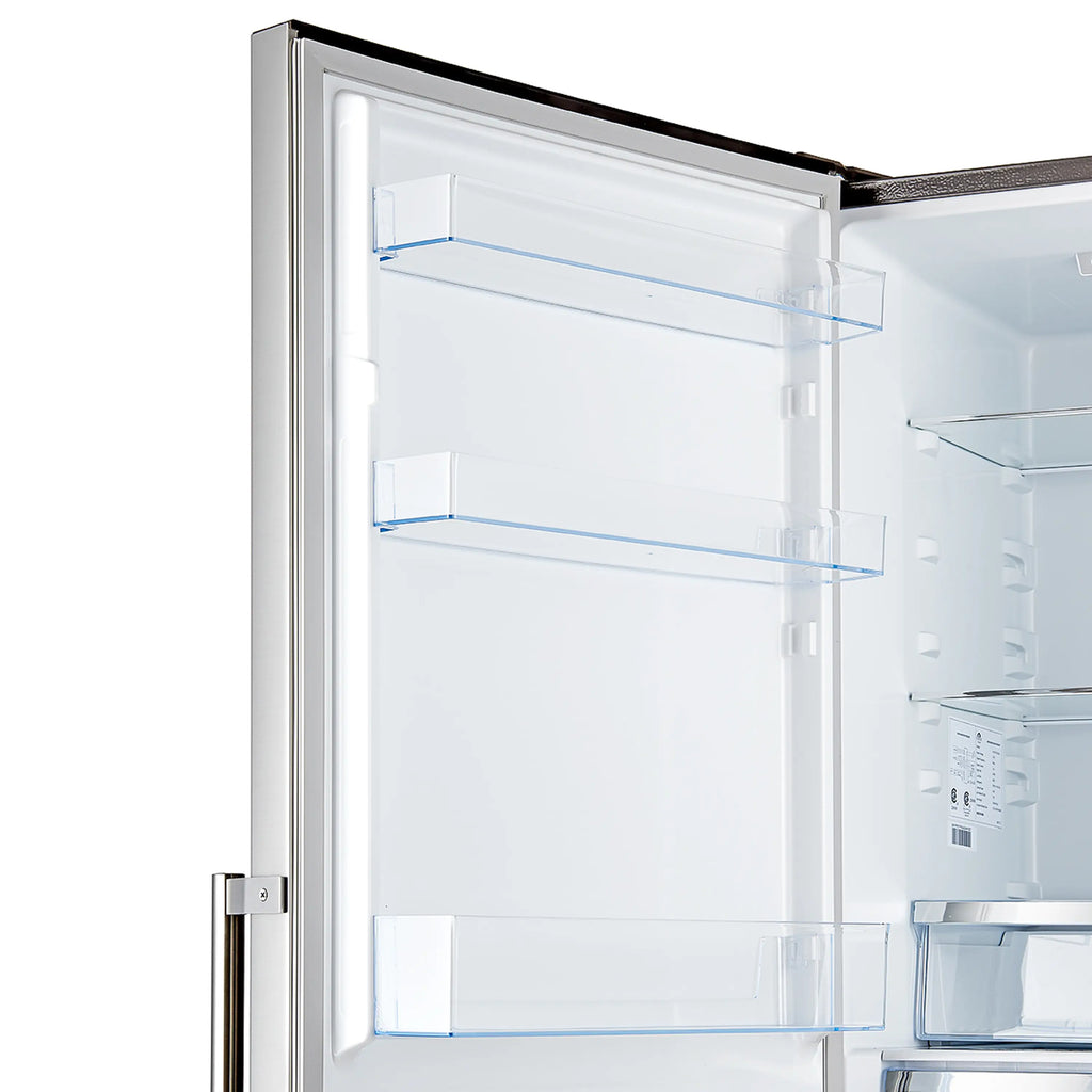 Forno - 23.4 Left Side Bottom mount refrigerator all white internal, SS - FFFFD1778-24LS Forno - 23.4 Left Side Bottom mount refrigerator all white internal, SS - FFFFD1778-24LS