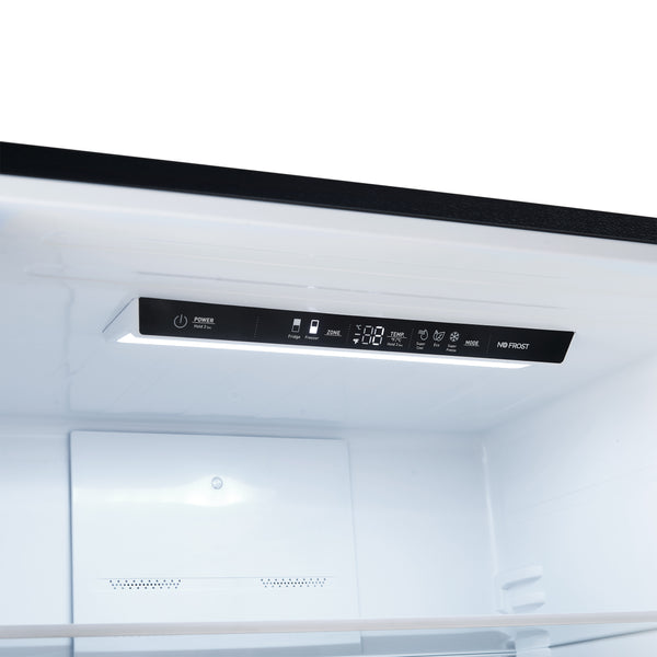 Forno - 31" Milano Espresso Bottom Freezer Right Swing Door Refrigerator in Black, 17.2 cu. ft. Additionnal Antique Brass Handles Included - FFFFD1785-31BLK Forno - 31" Milano Espresso Bottom Freezer Right Swing Door Refrigerator in Black, 17.2 cu. ft. Additionnal Antique Brass Handles Included - FFFFD1785-31BLK