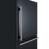 Forno - 31" Milano Espresso Bottom Freezer Right Swing Door Refrigerator in Black, 17.2 cu. ft. Additionnal Antique Brass Handles Included - FFFFD1785-31BLK Forno - 31" Milano Espresso Bottom Freezer Right Swing Door Refrigerator in Black, 17.2 cu. ft. Additionnal Antique Brass Handles Included - FFFFD1785-31BLK