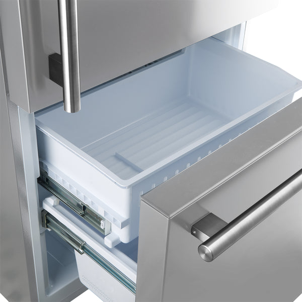 Forno - 31" Milano Espresso Bottom Freezer Right Swing Door Refrigerator in Stainless Steel, 17.2 cu. ft - FFFFD1785-31S Forno - 31" Milano Espresso Bottom Freezer Right Swing Door Refrigerator in Stainless Steel, 17.2 cu. ft - FFFFD1785-31S