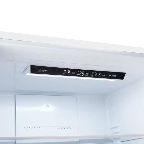 Forno - 31" Milano Espresso Bottom Freezer Right Swing Door Refrigerator in White, 17.2 cu. ft. Additionnal Antique Brass Handles Included - FFFFD1785-31WHT Forno - 31" Milano Espresso Bottom Freezer Right Swing Door Refrigerator in White, 17.2 cu. ft. Additionnal Antique Brass Handles Included - FFFFD1785-31WHT