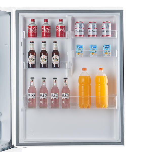 Forno - 31" Milano Espresso Bottom Freezer Right Swing Door Refrigerator in White, 17.2 cu. ft. Additionnal Antique Brass Handles Included - FFFFD1785-31WHT Forno - 31" Milano Espresso Bottom Freezer Right Swing Door Refrigerator in White, 17.2 cu. ft. Additionnal Antique Brass Handles Included - FFFFD1785-31WHT