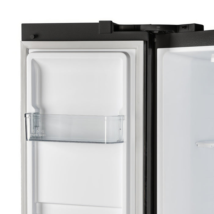 Forno - Salerno Espresso 33-inch Side-by-Side 15.6 Cu.Ft. Black Refrigerator - FFRBI1805-33BLK Forno - Salerno Espresso 33-inch Side-by-Side 15.6 Cu.Ft. Black Refrigerator - FFRBI1805-33BLK
