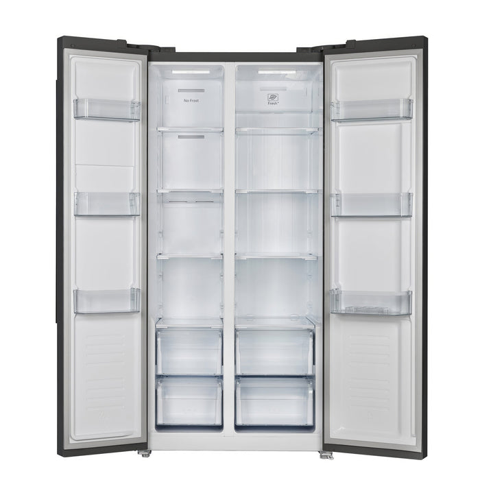 Forno - Salerno Espresso 33-inch Side-by-Side 15.6 Cu.Ft. Black Refrigerator - FFRBI1805-33BLK Forno - Salerno Espresso 33-inch Side-by-Side 15.6 Cu.Ft. Black Refrigerator - FFRBI1805-33BLK