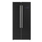 Forno - Salerno Espresso 33-inch Side-by-Side 15.6 Cu.Ft. Black Refrigerator - FFRBI1805-33BLK