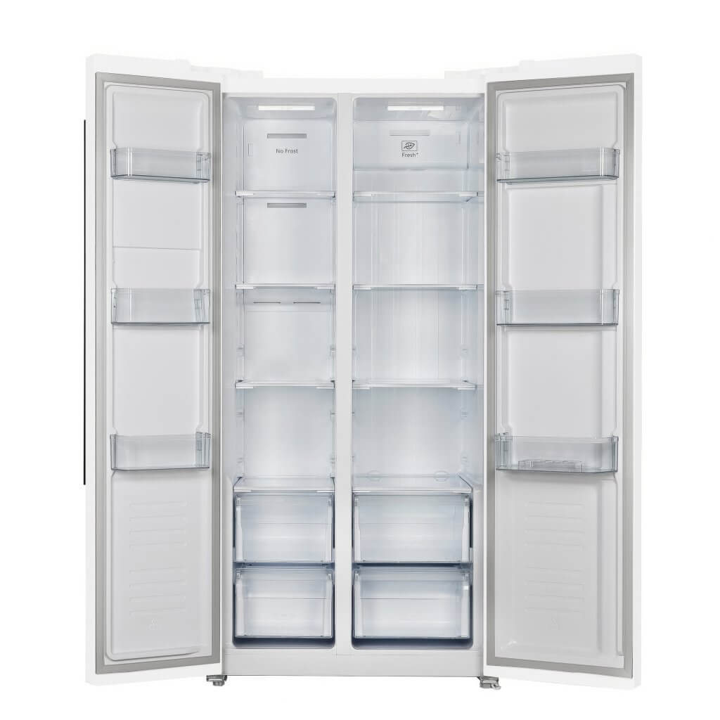 FORNO -  Salerno Espresso 33-inch Side-by-Side 15.6 Cu.Ft. White Refrigerator Additional Stainless steel Handles Included FORNO -  Salerno Espresso 33-inch Side-by-Side 15.6 Cu.Ft. White Refrigerator Additional Stainless steel Handles Included