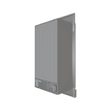 FORNO - 36-Inch Built-In Side by Side French Door Refrigerator with Decorative Grill in Stainless Steel FORNO - 36-Inch Built-In Side by Side French Door Refrigerator with Decorative Grill in Stainless Steel