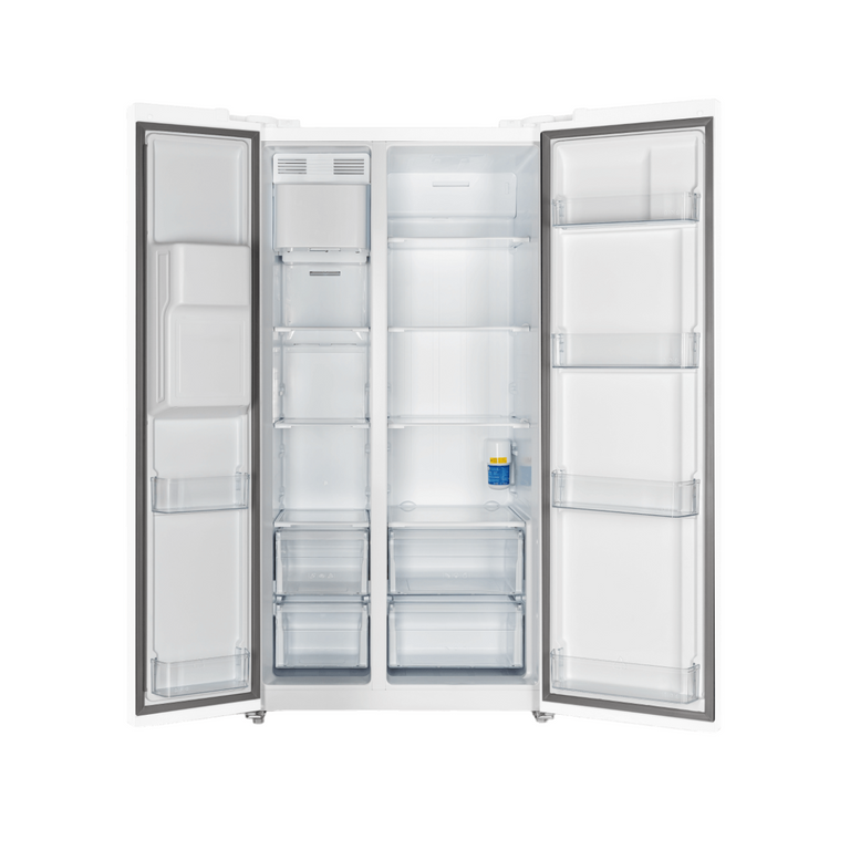 Forno - Salerno 36" Side by Side 20 Cu.Ft Stainless Steel Refrigerator with Ice Maker WHITE - FFRBI1844-36WHT Forno - Salerno 36" Side by Side 20 Cu.Ft Stainless Steel Refrigerator with Ice Maker WHITE - FFRBI1844-36WHT