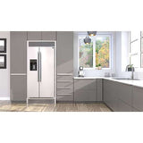 FORNO - Forno Salerno 36" Built-in Stainless-Steel Refrigerator 20 cu. ft with Modern Decorative Grill - 40 "es Wide | FFRBI1844-40MG FORNO - Forno Salerno 36" Built-in Stainless-Steel Refrigerator 20 cu. ft with Modern Decorative Grill - 40 "es Wide | FFRBI1844-40MG
