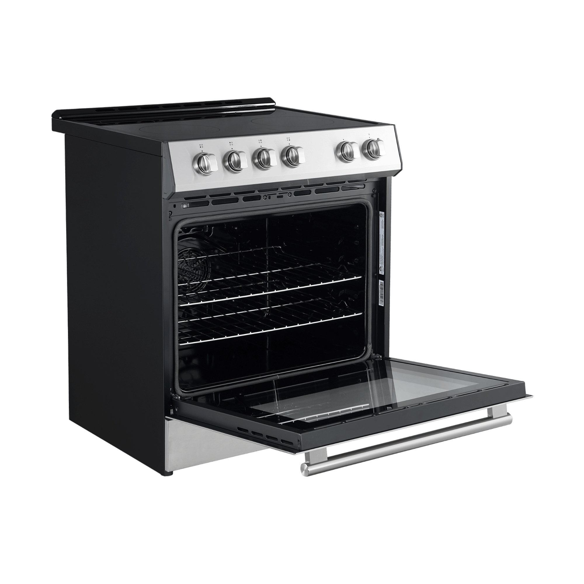 FORNO - Leonardo Espresso 30-Inch Electric Range with 5.0 cu. Ft. Electric Oven - Stainless Steel FORNO - Leonardo Espresso 30-Inch Electric Range with 5.0 cu. Ft. Electric Oven - Stainless Steel