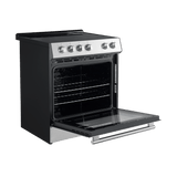 FORNO - Leonardo Espresso 30-Inch Electric Range with 5.0 cu. Ft. Electric Oven - Stainless Steel FORNO - Leonardo Espresso 30-Inch Electric Range with 5.0 cu. Ft. Electric Oven - Stainless Steel