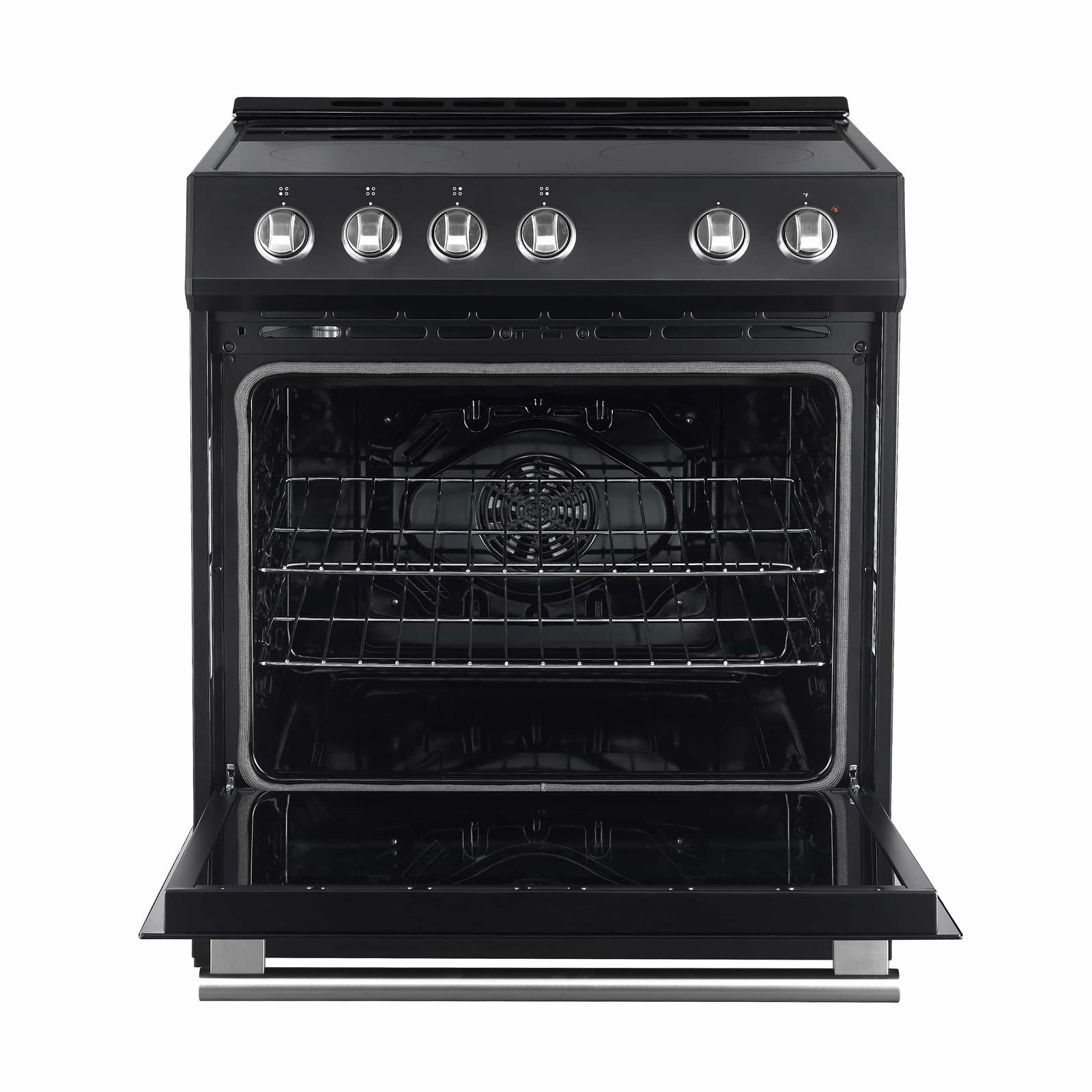 FORNO - Leonardo Espresso 30-Inch Electric Range with 5.0 cu. Ft. Electric Oven - Black FORNO - Leonardo Espresso 30-Inch Electric Range with 5.0 cu. Ft. Electric Oven - Black