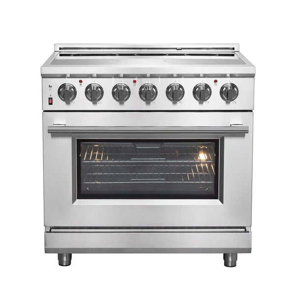 Forno - Massimo 36" Freestanding Chef Door Electric Range - FFSEL6020-36 Forno - Massimo 36" Freestanding Chef Door Electric Range - FFSEL6020-36