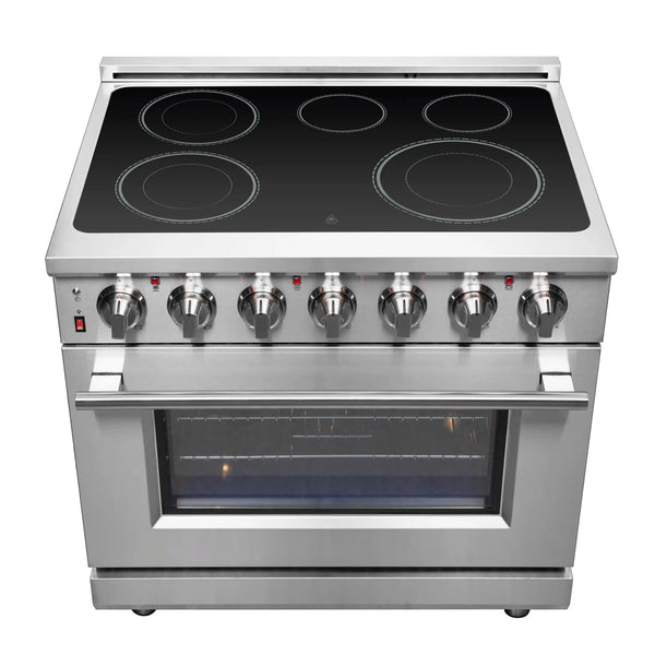 Forno - Massimo 36" Freestanding Chef Door Electric Range - FFSEL6020-36 Forno - Massimo 36" Freestanding Chef Door Electric Range - FFSEL6020-36
