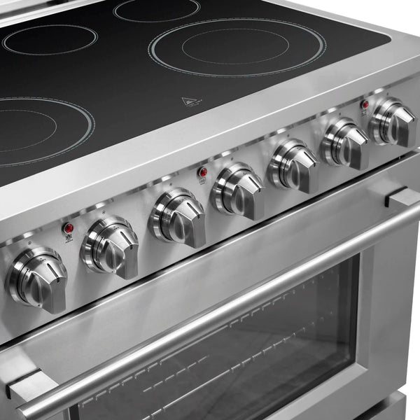 Forno - Massimo 36" Freestanding Chef Door Electric Range - FFSEL6020-36 Forno - Massimo 36" Freestanding Chef Door Electric Range - FFSEL6020-36