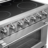 Forno - Massimo 36" Freestanding Chef Door Electric Range - FFSEL6020-36 Forno - Massimo 36" Freestanding Chef Door Electric Range - FFSEL6020-36