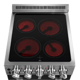 FORNO - 20-Inch Pallerano Electric Range with 4 Burners in Stainless Steel FORNO - 20-Inch Pallerano Electric Range with 4 Burners in Stainless Steel