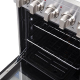 FORNO - 20-Inch Pallerano Electric Range with 4 Burners in Stainless Steel FORNO - 20-Inch Pallerano Electric Range with 4 Burners in Stainless Steel