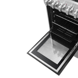 FORNO - 20-Inch Pallerano Electric Range with 4 Burners in Stainless Steel FORNO - 20-Inch Pallerano Electric Range with 4 Burners in Stainless Steel