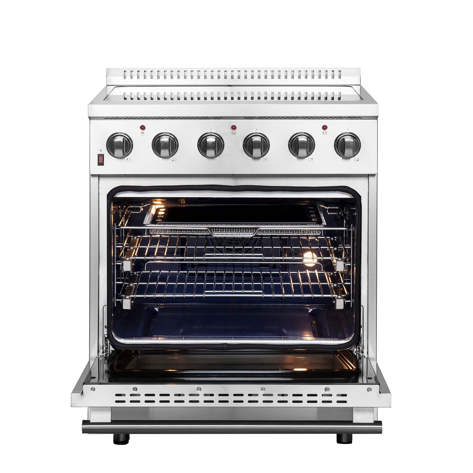 FORNO - Galiano 30-Inch Electric Range with Convection Oven in Stainless Steel FORNO - Galiano 30-Inch Electric Range with Convection Oven in Stainless Steel