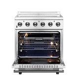 FORNO - Galiano 30-Inch Electric Range with Convection Oven in Stainless Steel FORNO - Galiano 30-Inch Electric Range with Convection Oven in Stainless Steel