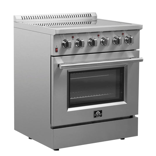 FORNO - Galiano 30-Inch Electric Range with Convection Oven in Stainless Steel