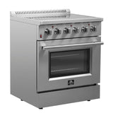 FORNO - Galiano 30-Inch Electric Range with Convection Oven in Stainless Steel FORNO - Galiano 30-Inch Electric Range with Convection Oven in Stainless Steel