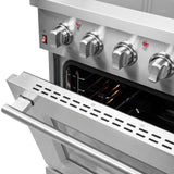 FORNO - Galiano 30-Inch Electric Range with Convection Oven in Stainless Steel FORNO - Galiano 30-Inch Electric Range with Convection Oven in Stainless Steel