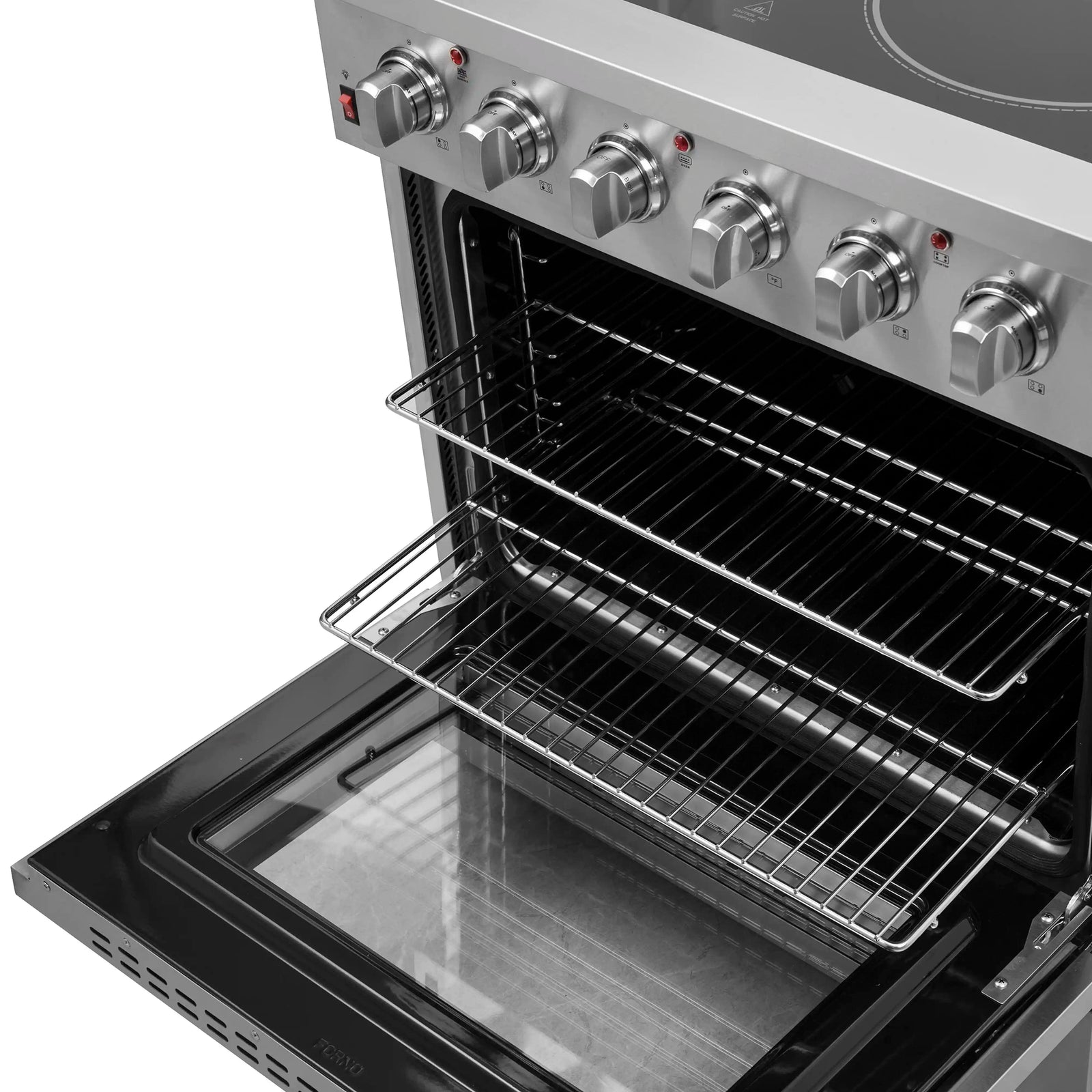 FORNO - Galiano 30-Inch Electric Range with Convection Oven in Stainless Steel FORNO - Galiano 30-Inch Electric Range with Convection Oven in Stainless Steel