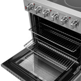 FORNO - Galiano 30-Inch Electric Range with Convection Oven in Stainless Steel FORNO - Galiano 30-Inch Electric Range with Convection Oven in Stainless Steel