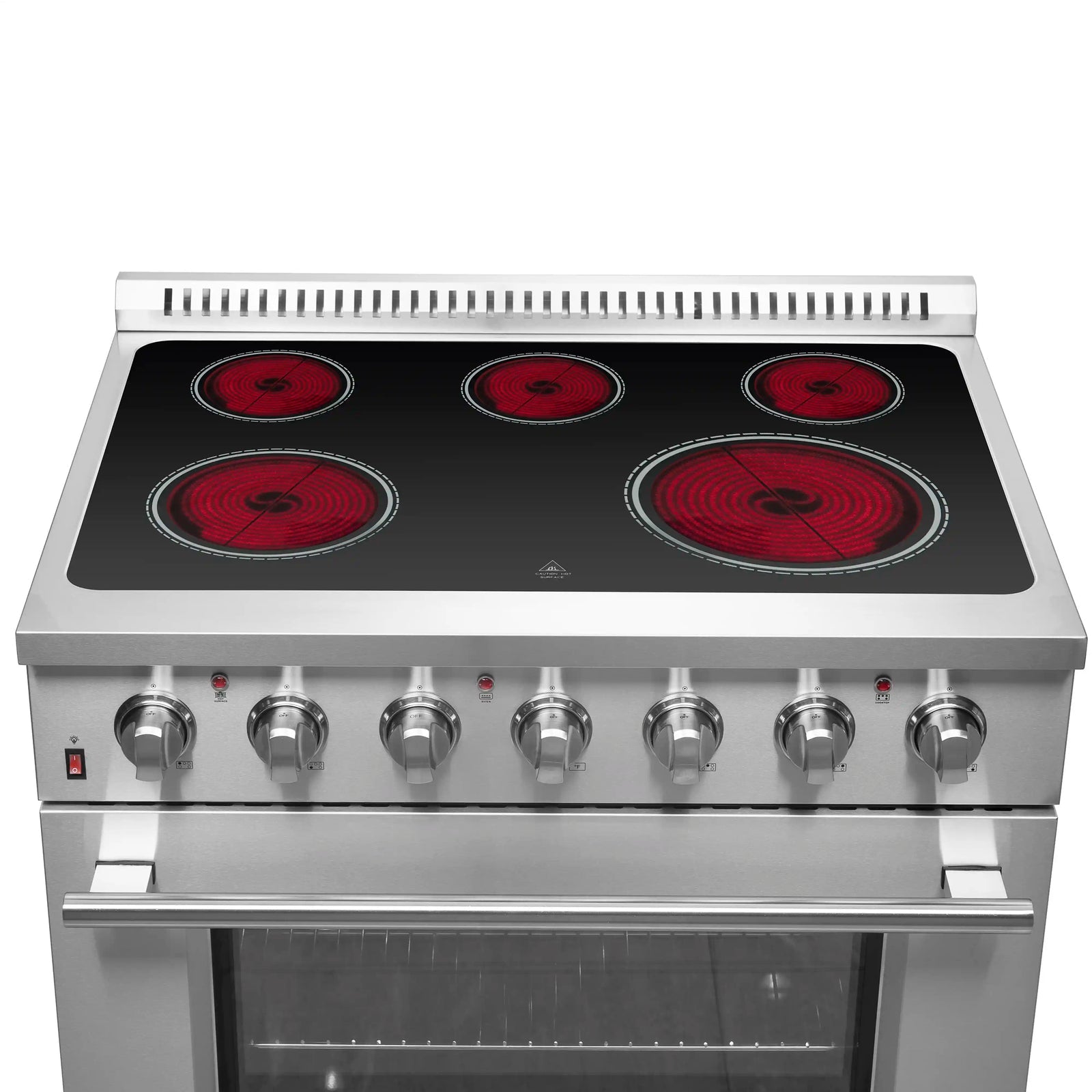 FORNO - Galiano 36-Inch Electric Range with Convection Oven in Stainless Steel FORNO - Galiano 36-Inch Electric Range with Convection Oven in Stainless Steel