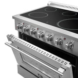 FORNO - Galiano 36-Inch Electric Range with Convection Oven in Stainless Steel FORNO - Galiano 36-Inch Electric Range with Convection Oven in Stainless Steel
