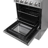 FORNO - 24-Inch Pro-Style Electric Range with 4 Burners in Stainless Steel FORNO - 24-Inch Pro-Style Electric Range with 4 Burners in Stainless Steel