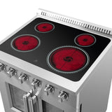 FORNO - Galiano 30-Inch French Door Electric Range with Convection Oven in Stainless Steel FORNO - Galiano 30-Inch French Door Electric Range with Convection Oven in Stainless Steel