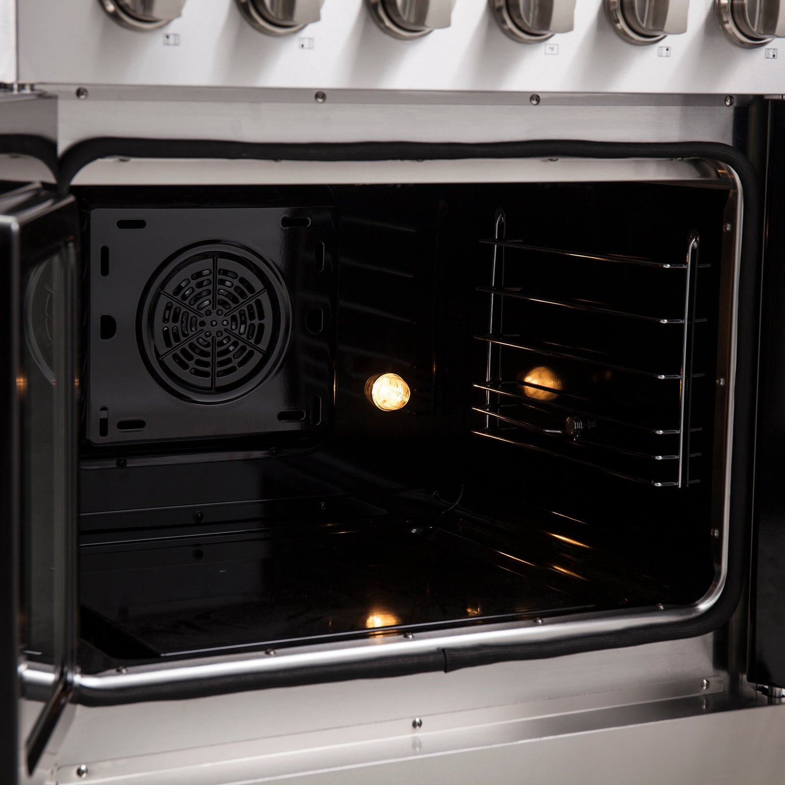 FORNO - Galiano 30-Inch French Door Electric Range with Convection Oven in Stainless Steel FORNO - Galiano 30-Inch French Door Electric Range with Convection Oven in Stainless Steel