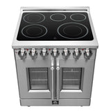 Forno - Massimo 30" Freestanding French Door Electric Range - FFSEL6955-30 Forno - Massimo 30" Freestanding French Door Electric Range - FFSEL6955-30