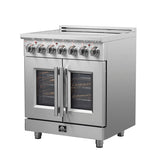 Forno - Massimo 30" Freestanding French Door Electric Range - FFSEL6955-30 Forno - Massimo 30" Freestanding French Door Electric Range - FFSEL6955-30