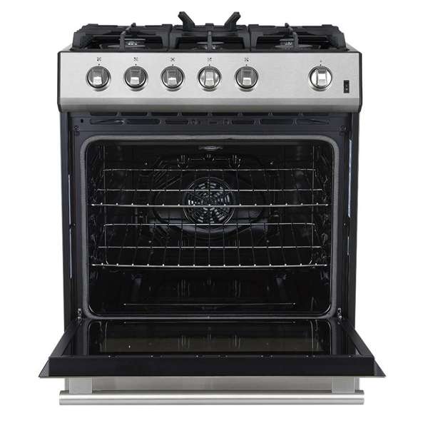 FORNO - Forno Leonardo 30" Stainless Steel Gas Range | FFSGS1116-30 FORNO - Forno Leonardo 30" Stainless Steel Gas Range | FFSGS1116-30