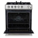 FORNO - Forno Leonardo 30" Stainless Steel Gas Range | FFSGS1116-30 FORNO - Forno Leonardo 30" Stainless Steel Gas Range | FFSGS1116-30