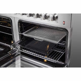 FORNO - Galiano 60-Inch Dual Fuel Range with 240v Electric Oven - 10 Burners in Stainless Steel FORNO - Galiano 60-Inch Dual Fuel Range with 240v Electric Oven - 10 Burners in Stainless Steel