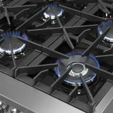 FORNO - Galiano 60-Inch Dual Fuel Range with 240v Electric Oven - 10 Burners in Stainless Steel FORNO - Galiano 60-Inch Dual Fuel Range with 240v Electric Oven - 10 Burners in Stainless Steel