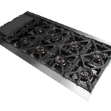 FORNO - 60-Inch Capriasca Dual Fuel Range with 240v Electric Oven - 10 Sealed Burners and 200,000 BTUs FORNO - 60-Inch Capriasca Dual Fuel Range with 240v Electric Oven - 10 Sealed Burners and 200,000 BTUs