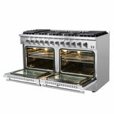 FORNO - Galiano 60-Inch Gas Range with 10 Burners in Stainless Steel - FFSGS624460 FORNO - Galiano 60-Inch Gas Range with 10 Burners in Stainless Steel - FFSGS624460