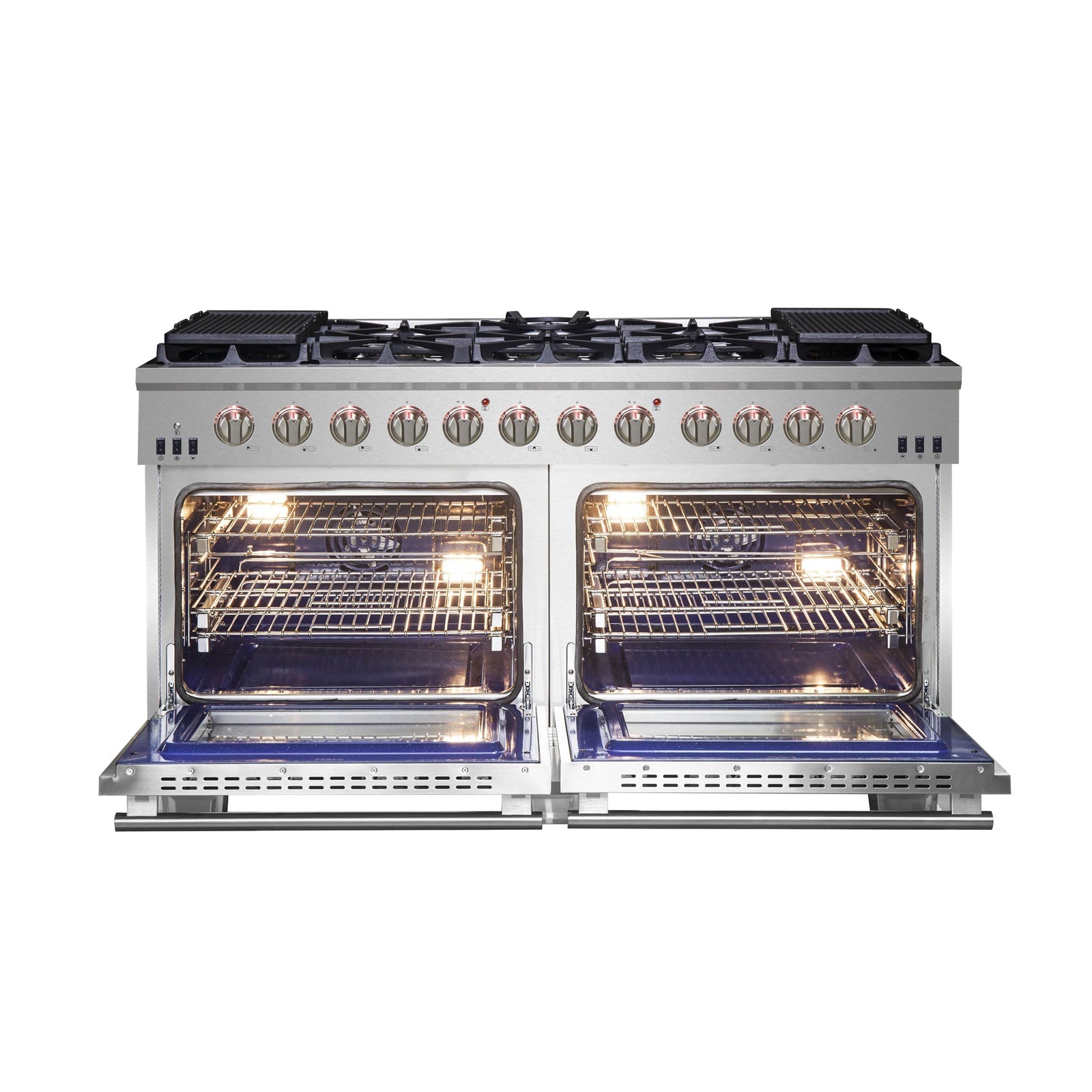 FORNO - 60-Inch Capriasca Gas Range with 10 Burners and 200,000 BTUs FORNO - 60-Inch Capriasca Gas Range with 10 Burners and 200,000 BTUs