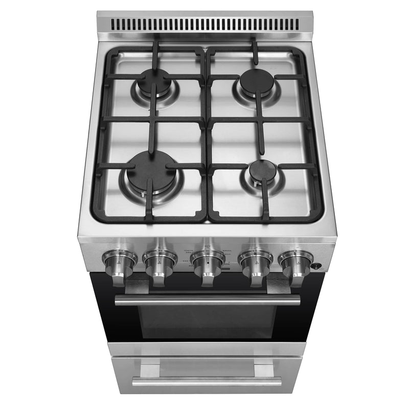 FORNO - 20-Inch Lamazze Gas Range with 4 Burners and 21,200 BTUs in Stainless Steel FORNO - 20-Inch Lamazze Gas Range with 4 Burners and 21,200 BTUs in Stainless Steel