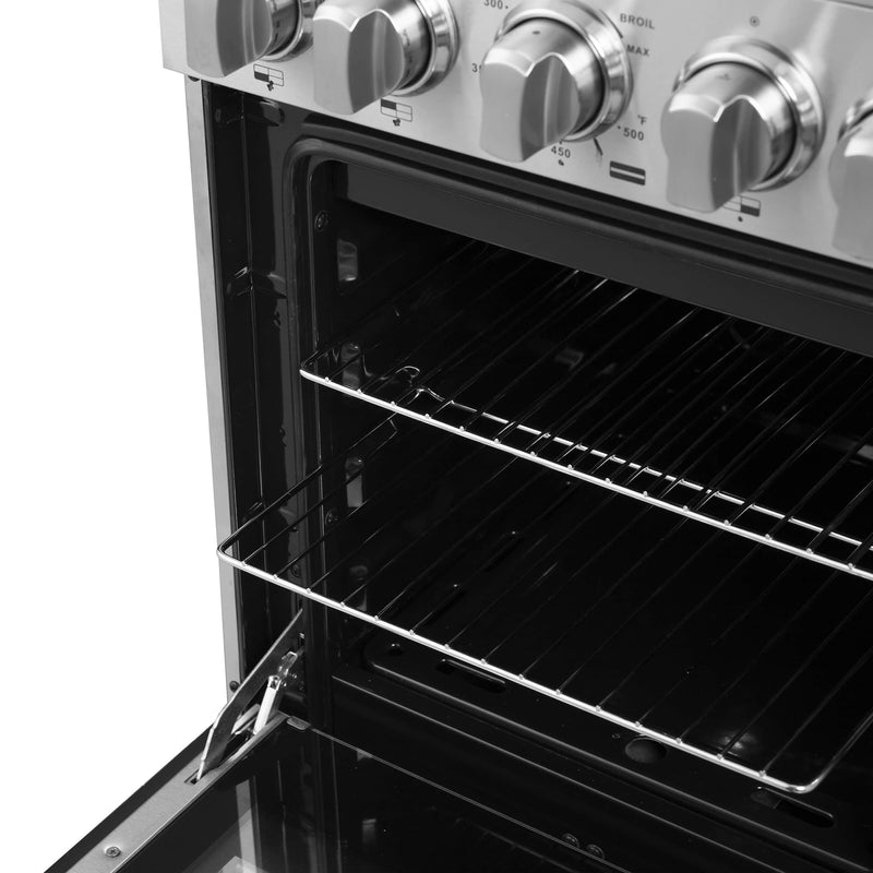 FORNO - 20-Inch Lamazze Gas Range with 4 Burners and 21,200 BTUs in Stainless Steel FORNO - 20-Inch Lamazze Gas Range with 4 Burners and 21,200 BTUs in Stainless Steel